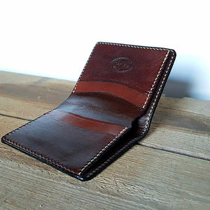 Bi-Fold Cash and Credit Card Wallet - Kangaroo Leather