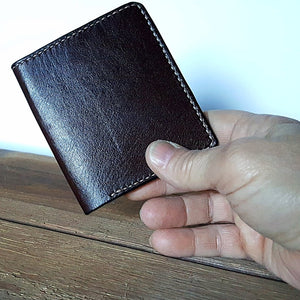 Bi-Fold Cash and Credit Card Wallet - Kangaroo Leather