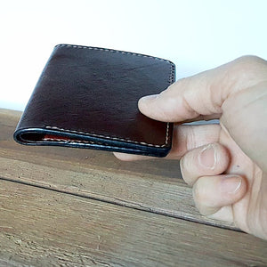 Bi-Fold Cash and Credit Card Wallet - Kangaroo Leather