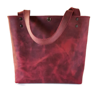 Beautiful Pull up Leather Tote