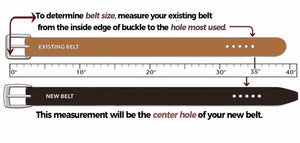 1 1/4" Wide Bridle Leather Belt