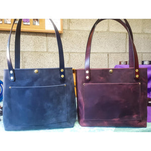 Beautiful Pull up Leather Tote