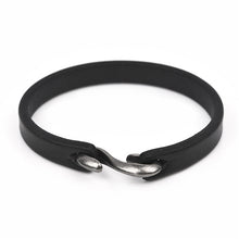 MENS - Vintage Bracelet in Black, Brown, or Tan. leather band with hook closure